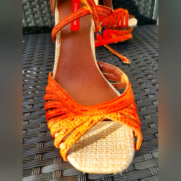 River Island Vintage Retro Platform Sandals - Picture 6 of 8